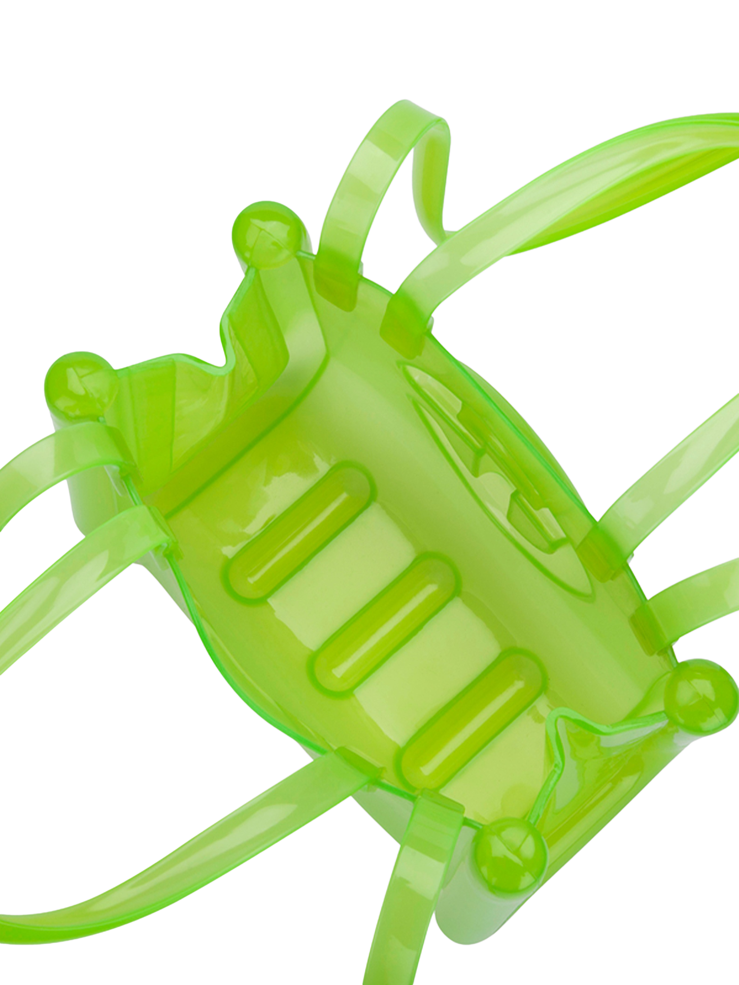 Product image 5 of 5, which shows Melissa Jelly Shopper Bag, Small, Green