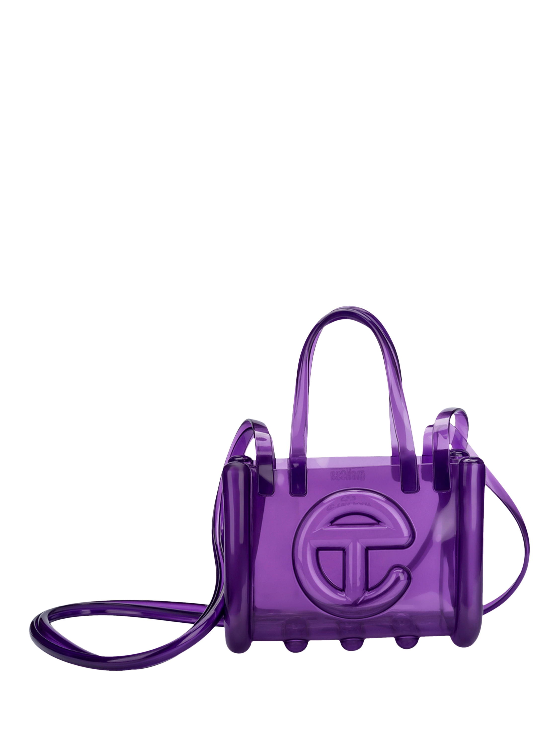 Product image 1 of 5, which shows Melissa Jelly Shopper Bag, Small, Purple