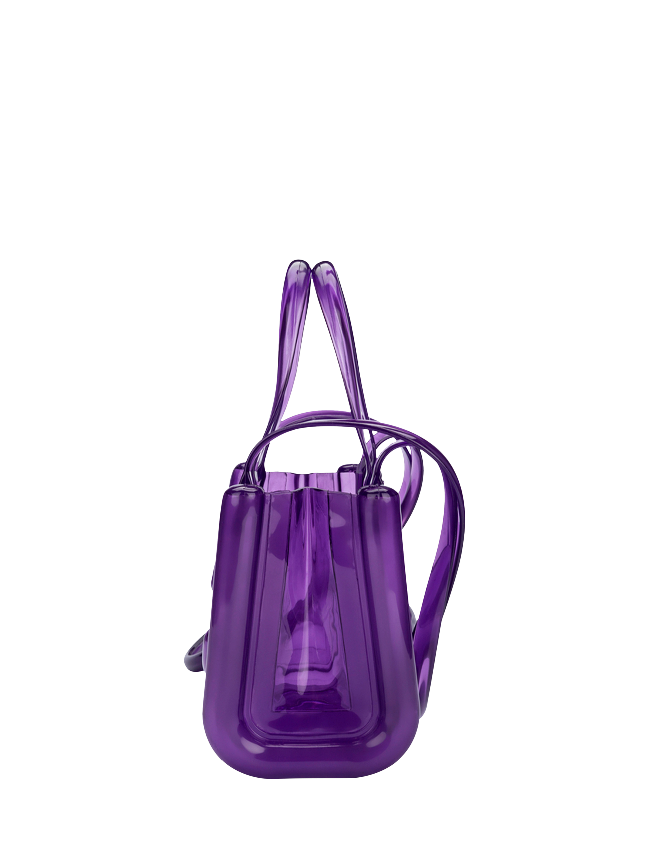 Product image 3 of 5, which shows Melissa Jelly Shopper Bag, Small, Purple