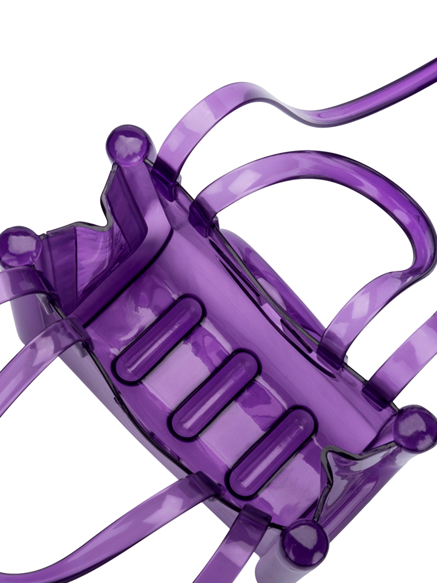 Product image 5 of 5, which shows Melissa Jelly Shopper Bag, Small, Purple