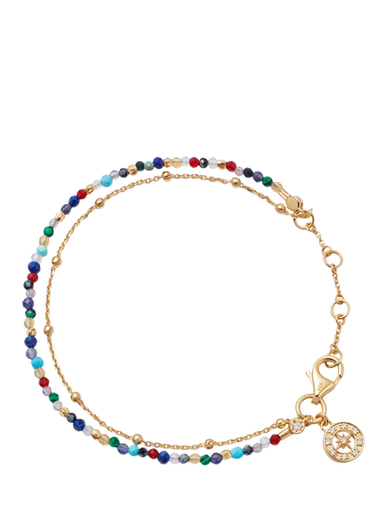 Astley Clarke Fine Biography Multi Gemstone Compass Bracelet, 