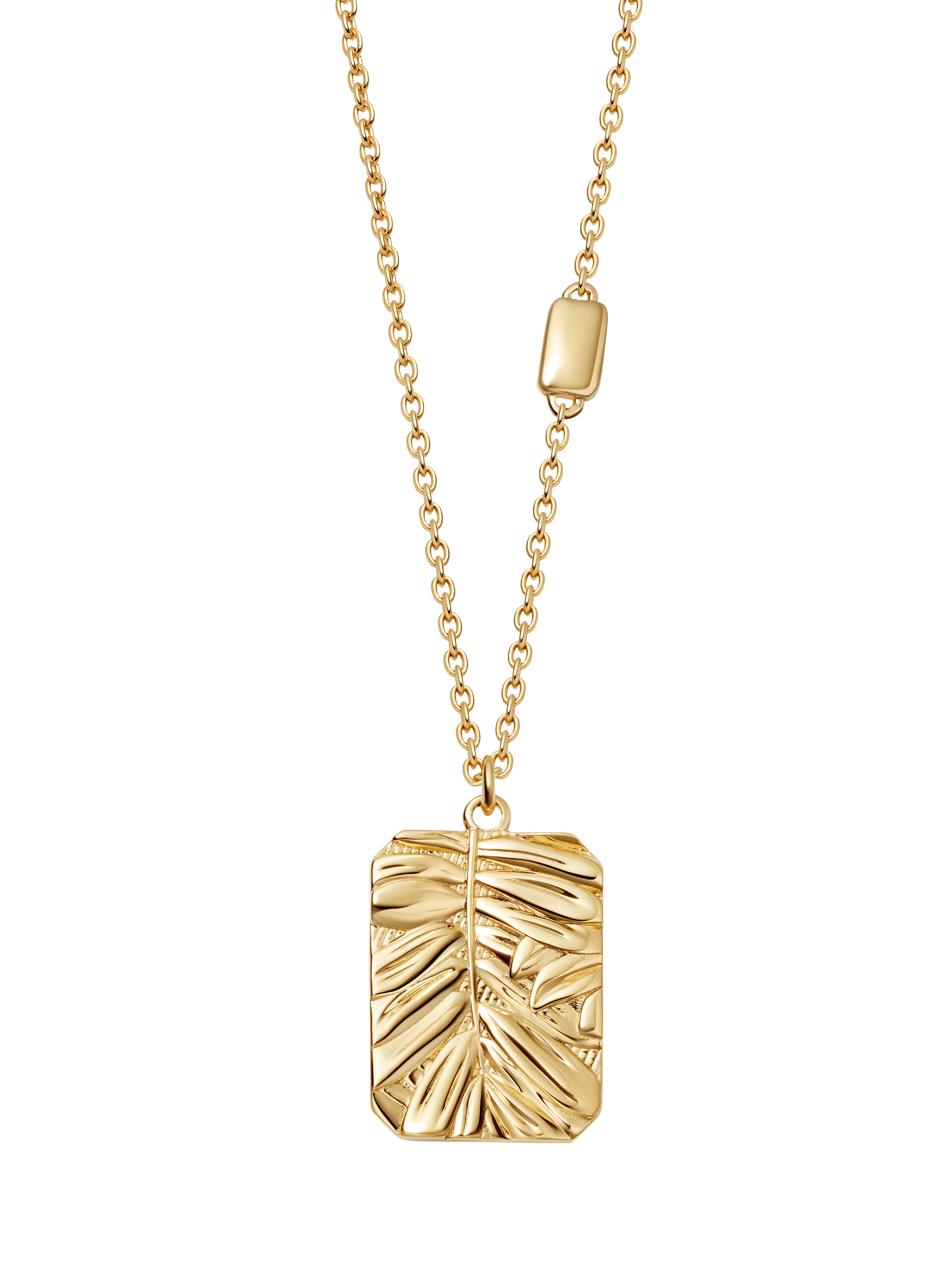 Product image 1 of 3, which shows Astley Clarke Terra 'Cherished' Engravable Pendant Necklace, Gold