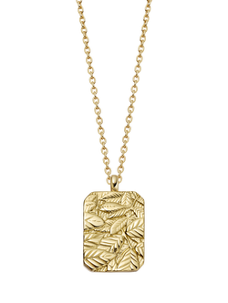 Astley Clarke Terra 'Strength' Locket Necklace, Gold, Gold