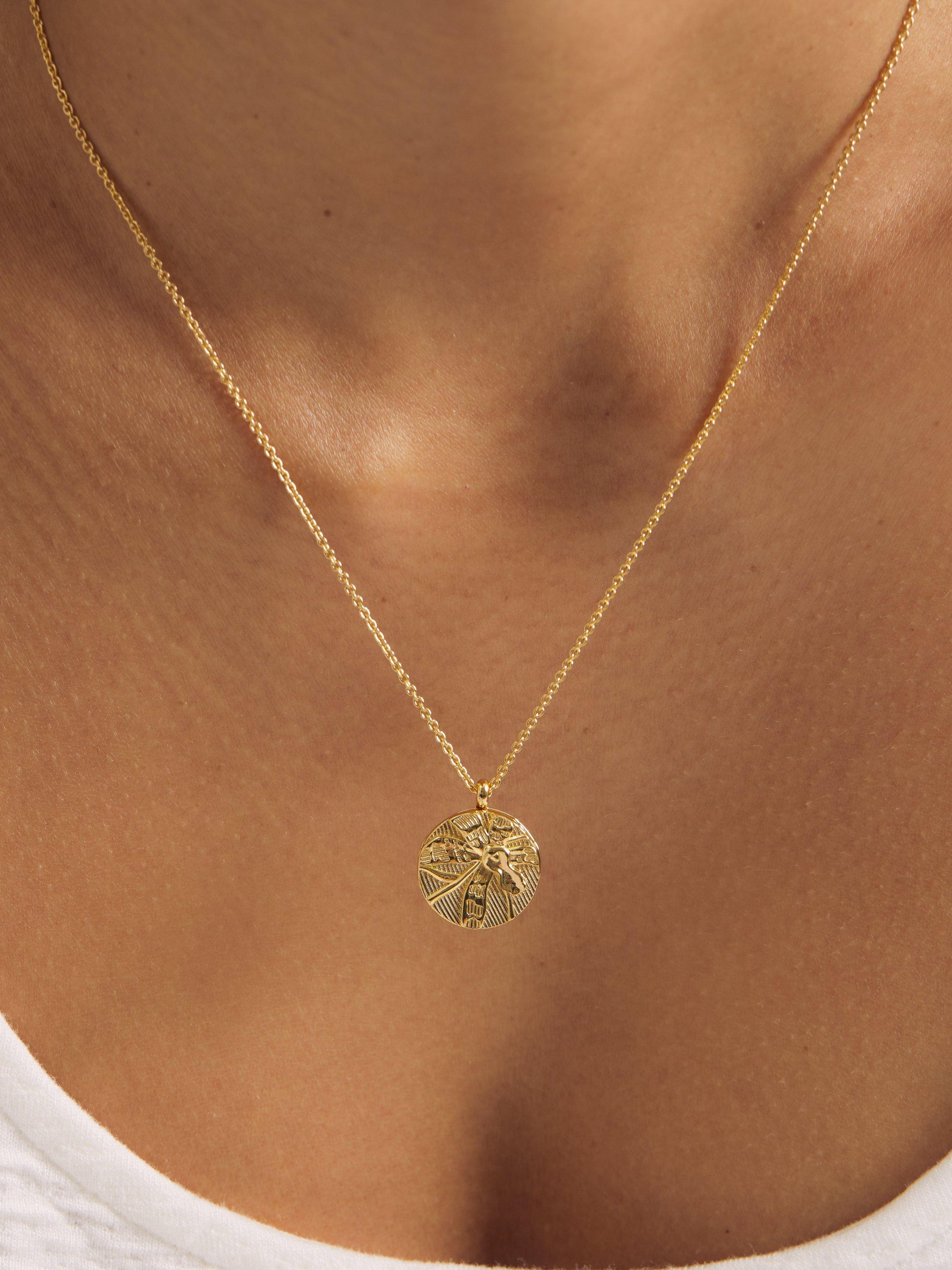 Product image 2 of 4, which shows Astley Clarke Terra 'Loved' Locket Necklace, Gold
