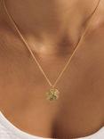 Astley Clarke Terra 'Loved' Locket Necklace, Gold