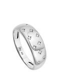 Astley Clarke Celestial Tiny Star Wide Band Ring, Silver