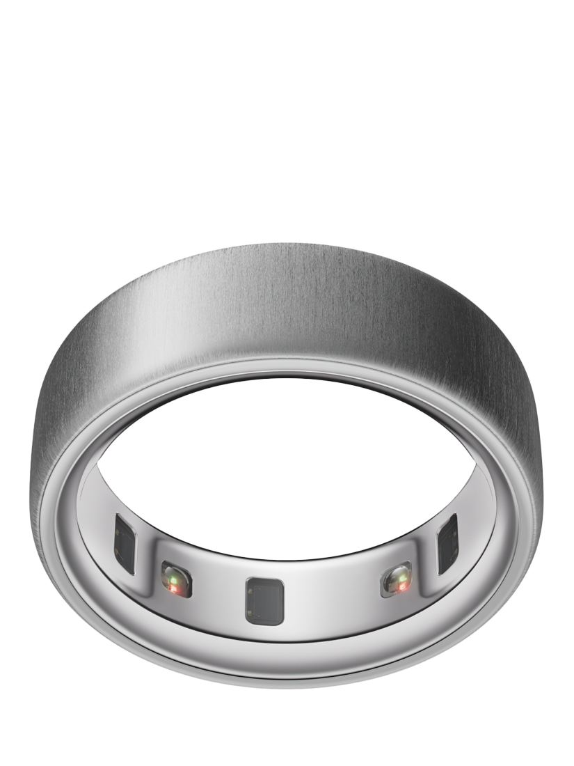 Oura Ring Balance Silver top size 7