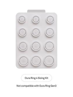 Oura Ring 4 Sizing Kit - view 2, Black
