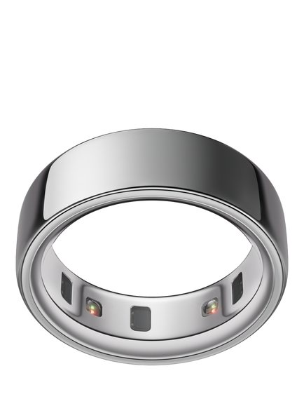 Oura Ring 4 Health & Fitness Tracker Smart Ring, Silver, Silver