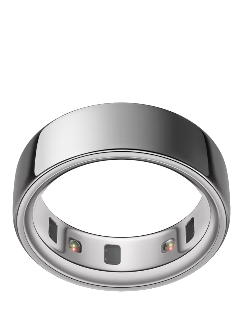 Oura Ring 4 Health & Fitness Tracker Smart Ring, Silver, 9