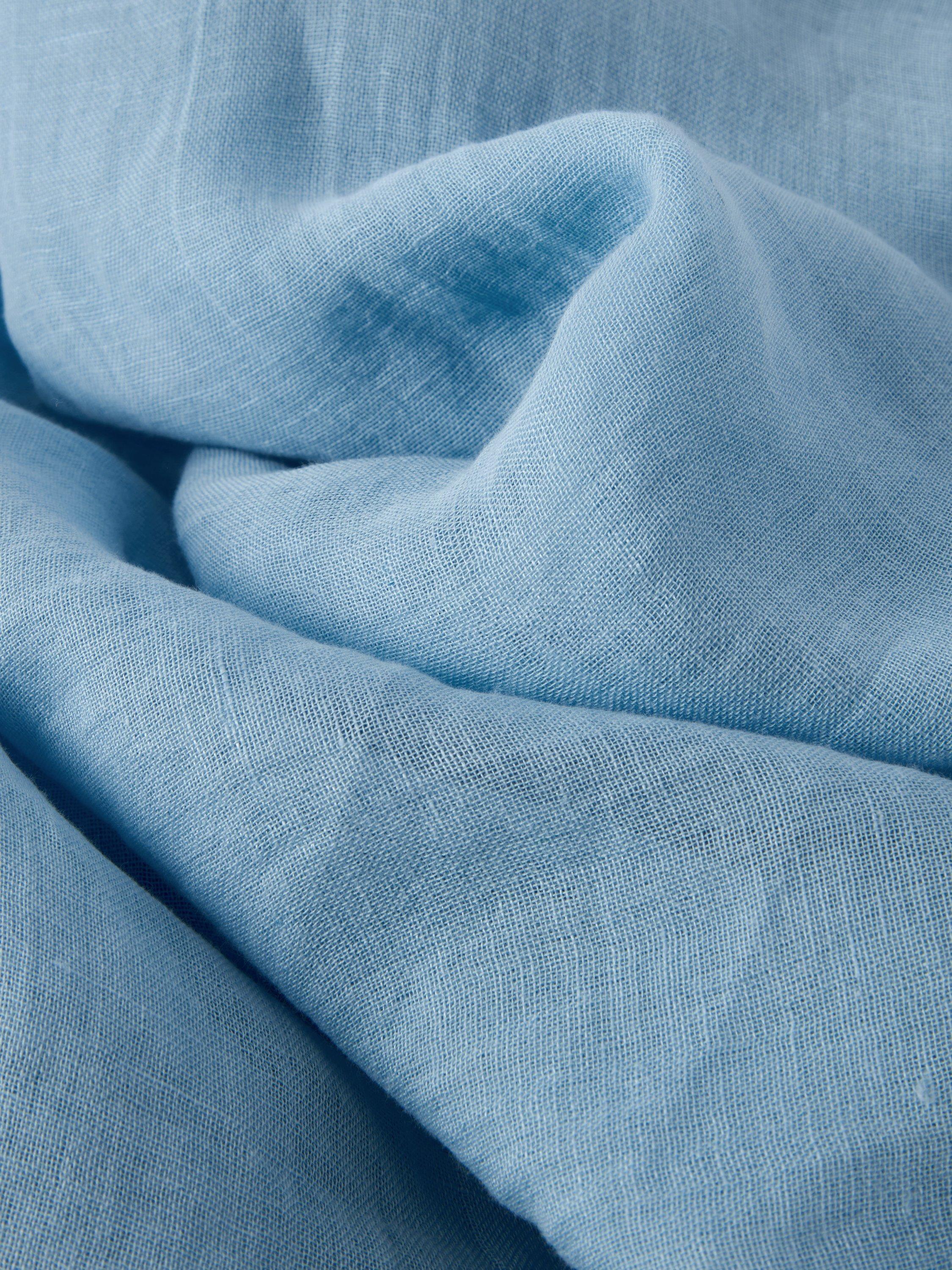 Product image 3 of 5, which shows John Lewis Linen Rich Scarf, Blue