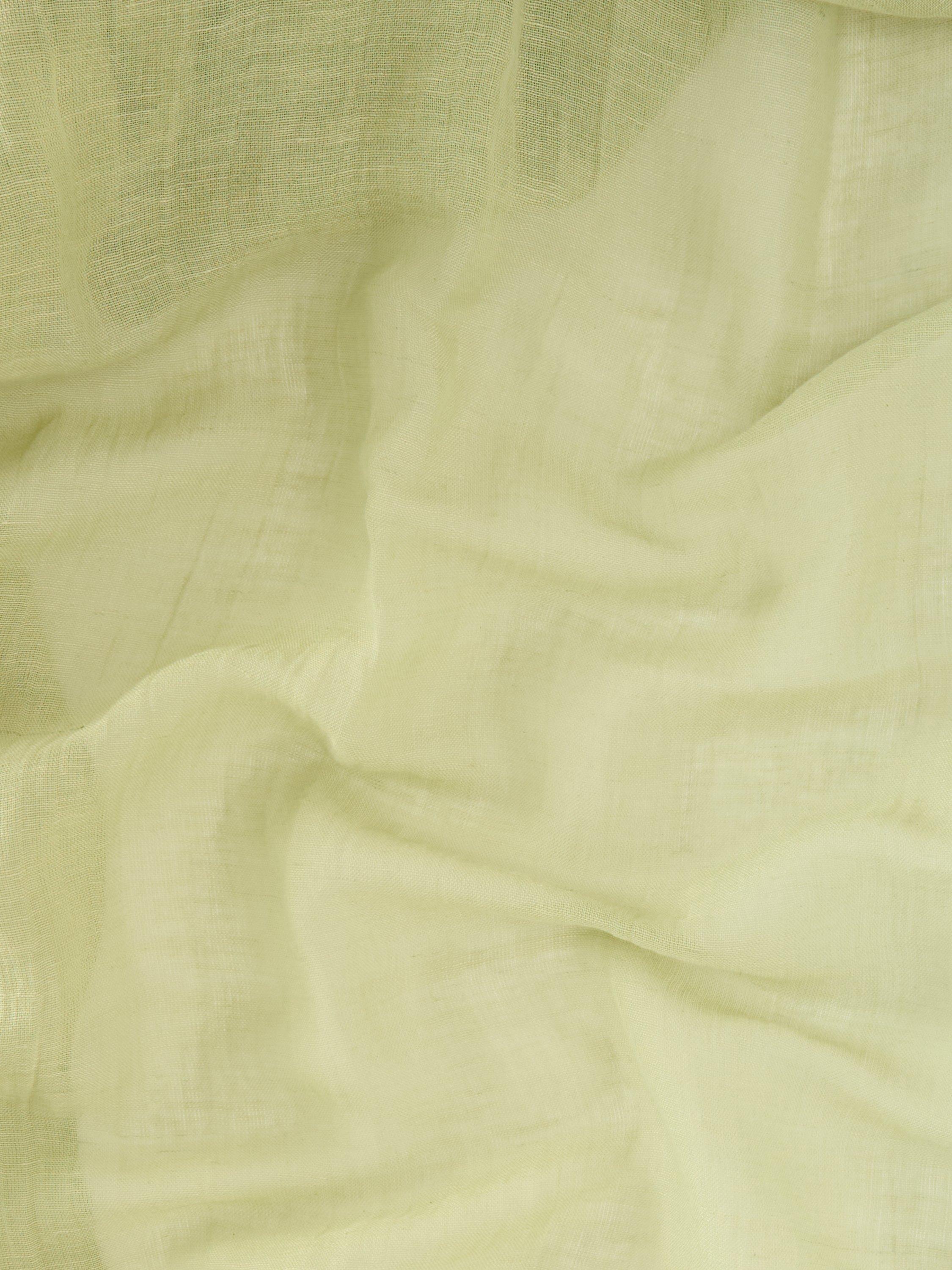 Product image 3 of 5, which shows John Lewis Linen Rich Scarf, Green