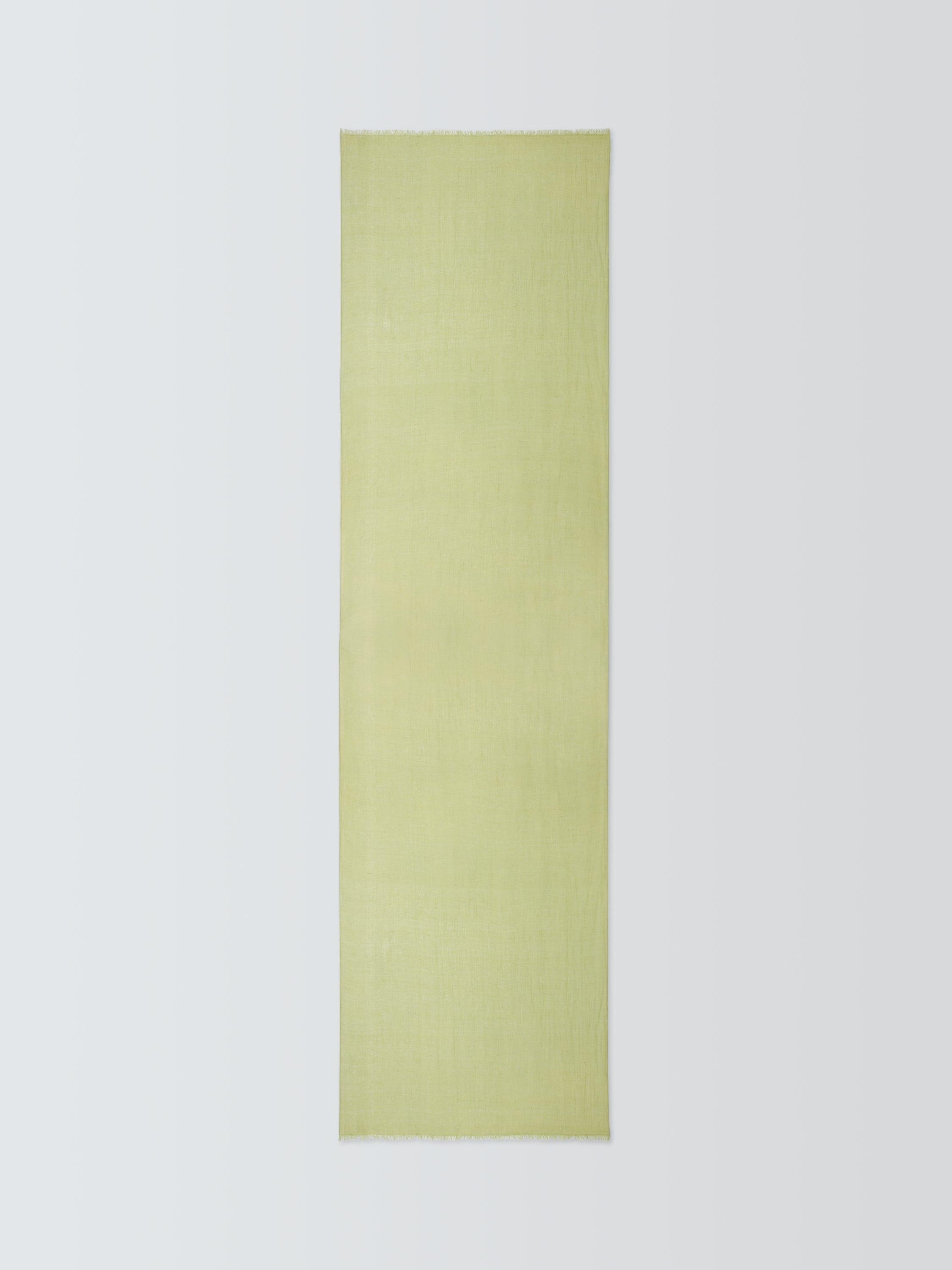 Product image 4 of 5, which shows John Lewis Linen Rich Scarf, Green