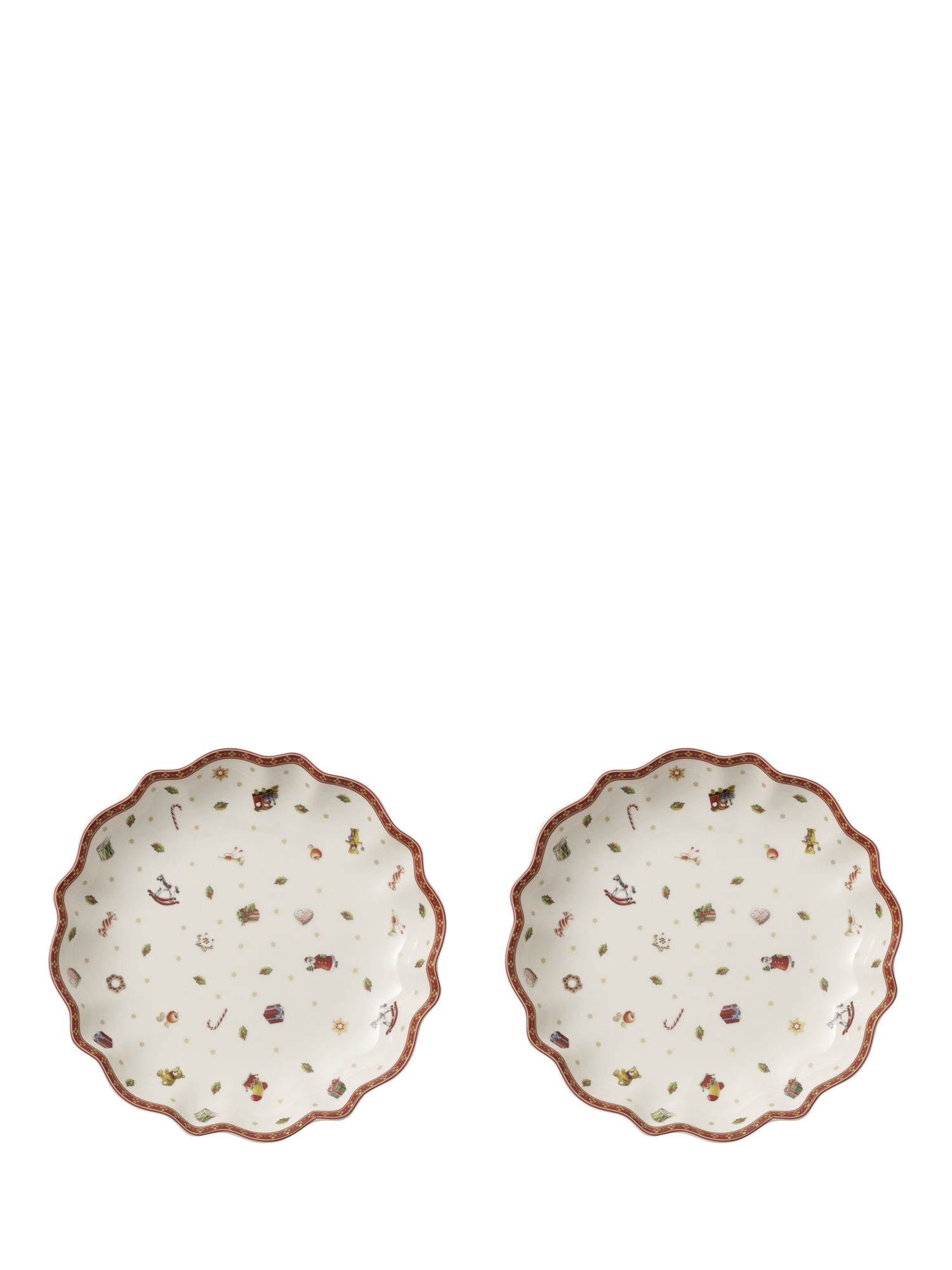 Villeroy & Boch Toy's Delight Porcelain Bowl, Set of 2, 25cm, White/Multi