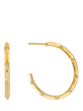 Rachel Jackson London Large Arrow Spike Demi Hoop Earrings, Gold