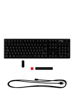 HyperX Alloy Origins RGB Mechanical Gaming Keyboard, Red - view 2, Red