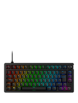 HyperX Alloy Rise 75 Compact RGB Gaming Keyboard, Black