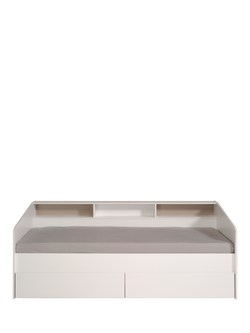 Kids Avenue Sleep Day Bed Frame with Drawers, European Single - view 2, White