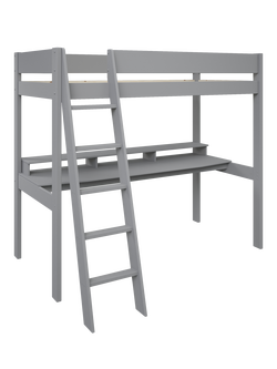 Kids Avenue Estella Gaming High Sleeper Bed Frame, Single, Grey - view 2, Grey