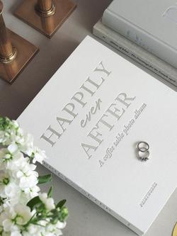 PRINTWORKS Happily Ever After Wedding Photo Album, White - view 2, White