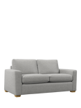 John Lewis Oliver II Medium 2 Seater Sofa, Light Leg, Aquaclean Matilda Steel