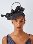 John Lewis Beatrice Upturn Disc Twirl Fascinator, Black