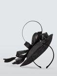 John Lewis Beatrice Upturn Disc Twirl Fascinator, Black