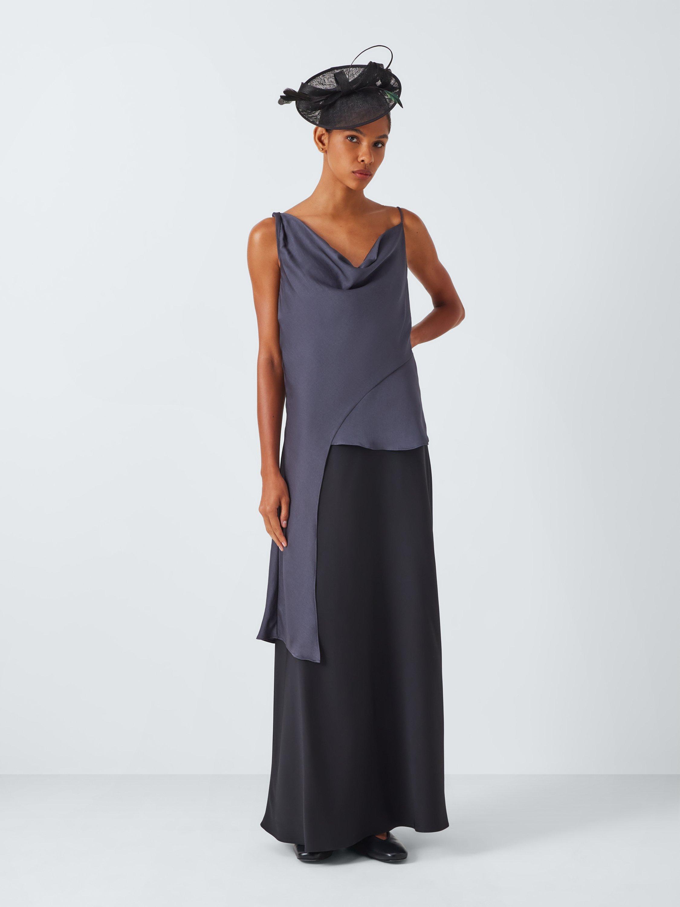 Product image 4 of 4, which shows John Lewis Beatrice Upturn Disc Twirl Fascinator, Black