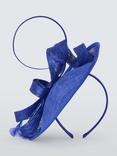 John Lewis Beatrice Upturn Disc Twirl Fascinator, Blue