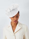 John Lewis Beatrice Upturn Disc Twirl Fascinator, Natural