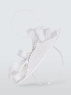 John Lewis Beatrice Upturn Disc Twirl Fascinator - view 2, Natural