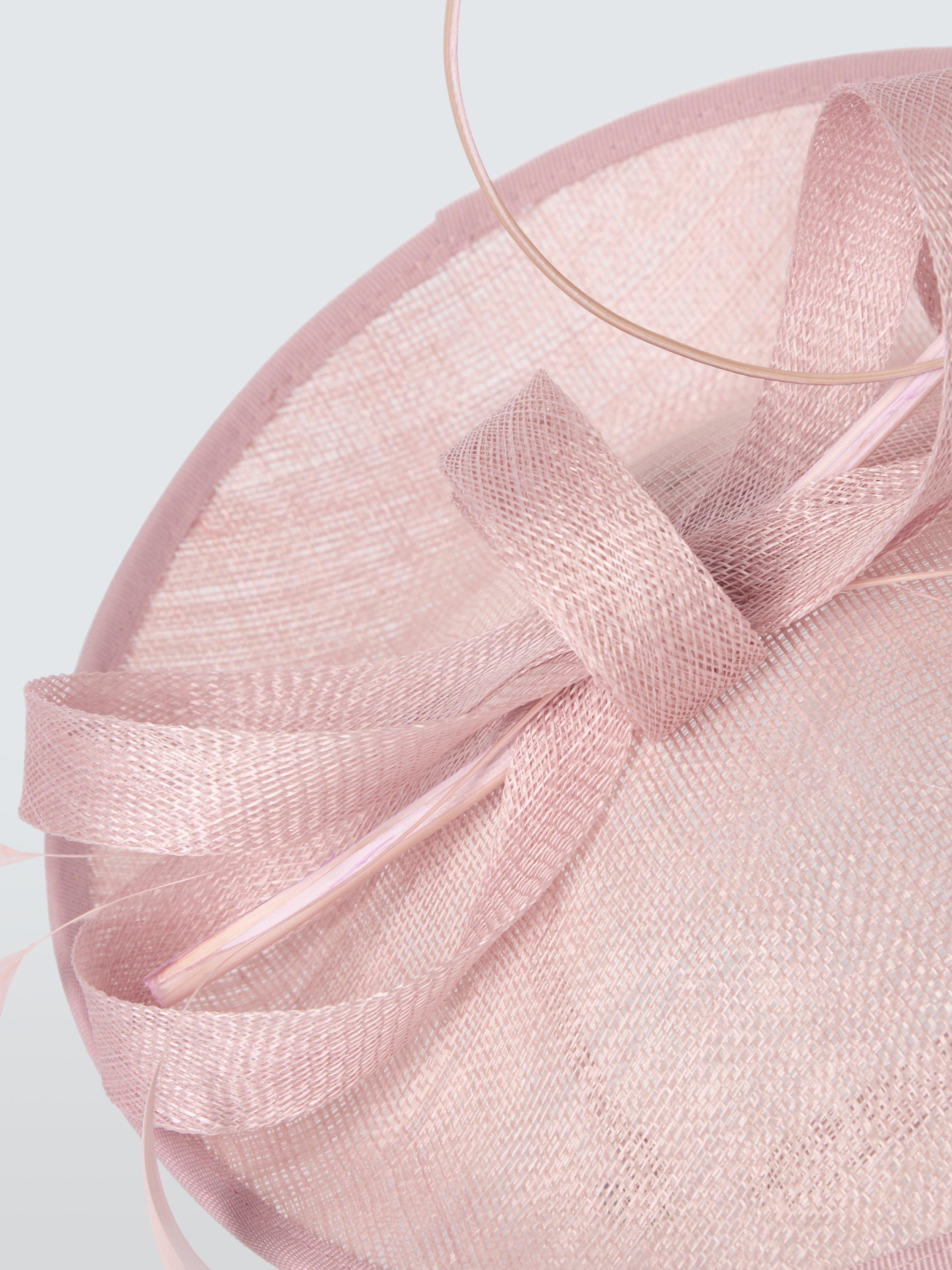 Product image 3 of 4, which shows John Lewis Beatrice Upturn Disc Twirl Fascinator, Pink