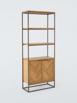 John Lewis Estate Shelving/Storage Unit, Oak, Natural
