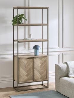 John Lewis Estate Shelving/Storage Unit, Oak - view 2, Natural