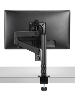 Herman Miller by Colebrook Bosson Saunders Lima Monitor Arm, Black, Black
