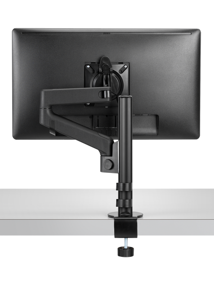 Herman Miller by Colebrook Bosson Saunders Lima Monitor Arm, Black, Black