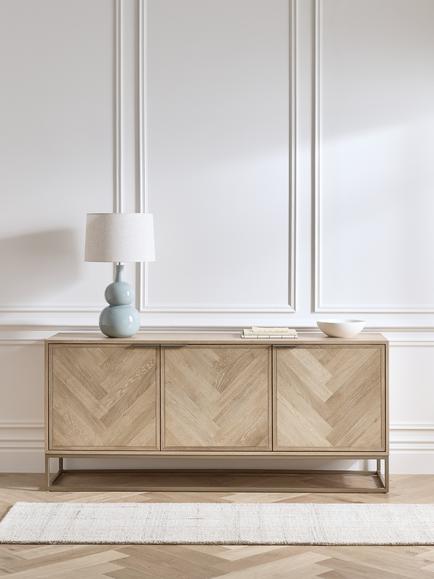 John Lewis Estate Sideboard, Oak - view 2, Natural