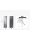 Samsung Series 8 SpaceMax™ RB38C607AB1/EU Smart Combi 70/30 Fridge Freezer, Black