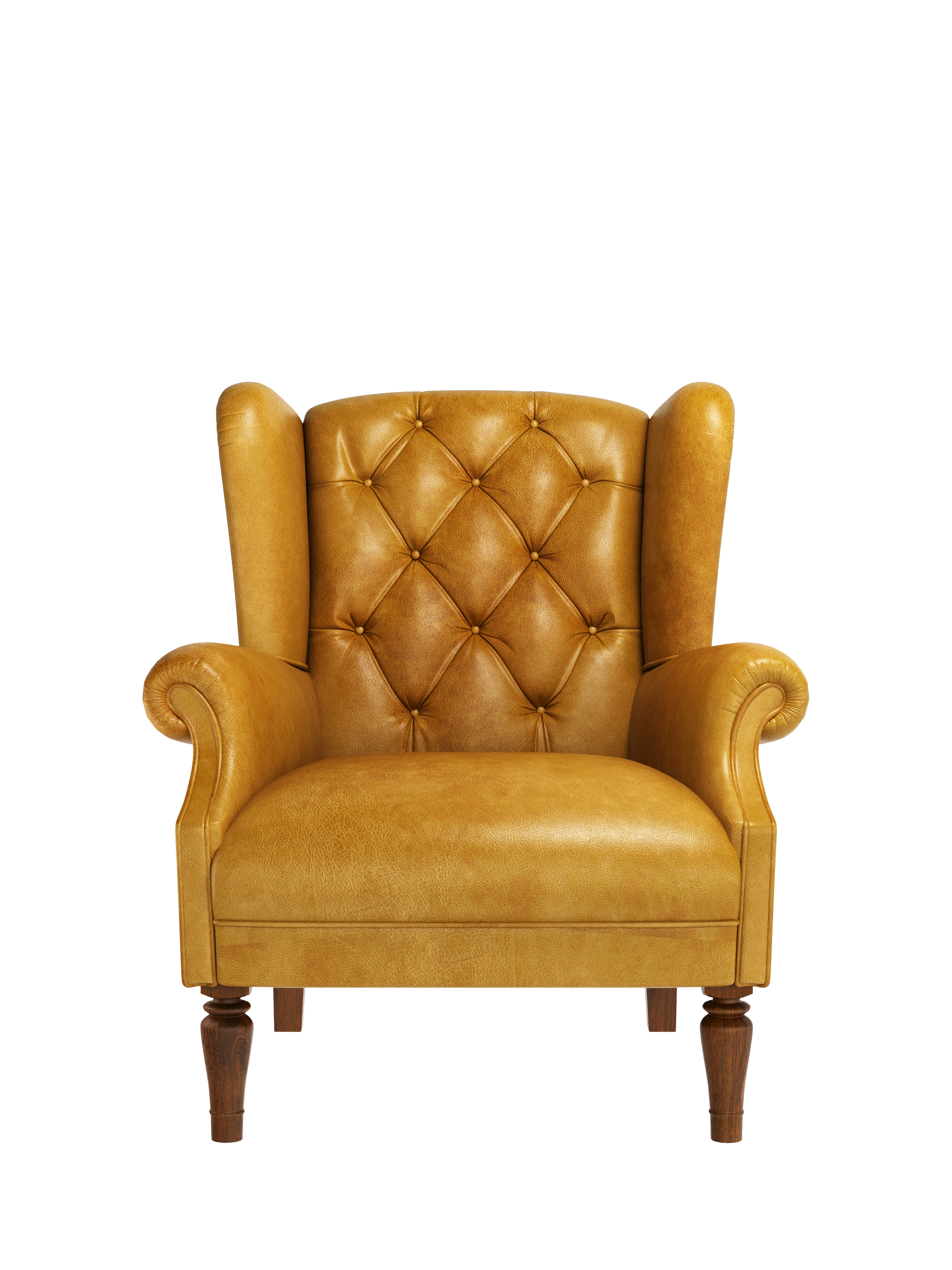 Claverdon II Range, John Lewis Claverdon II Leather Armchair, Dark Leg, Saddler Tan