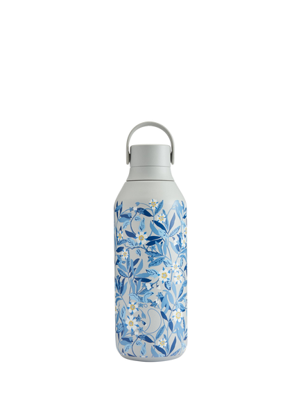 Chilly's Series 2 Insulated Leak-Proof Drinks Bottle, 500ml, Brighton Blossom, Brighton Blossom