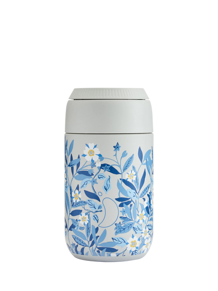 Chilly's x Liberty Series 2 Double Wall Insulated Travel Mug, 340ml, Brighton Blossom, Brighton Blossom