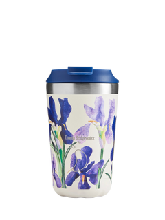 Chilly's Emma Bridgewater Original Double Wall Insulated Travel Mug, 340ml, Blue Iris