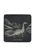 Selbrae House Loch Ness 'Nessie' Slate Coaster, Natural