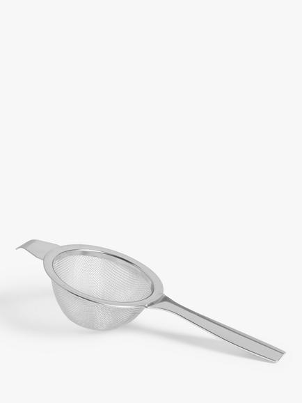 John Lewis Stainless Steel Tea Strainer, Stainless Steel