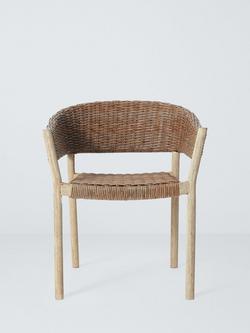 John Lewis Burford Garden Woven Dining Chairs, Set of 2, FSC-Certified (Acacia Wood), Natural - view 2, Natural