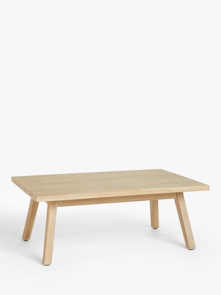 John Lewis Burford Rectangular Garden Coffee Table, FSC-Certified (Acacia Wood), Natural, Natural