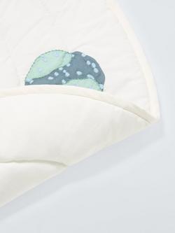 John Lewis Space Round Playmat, White - view 2, White