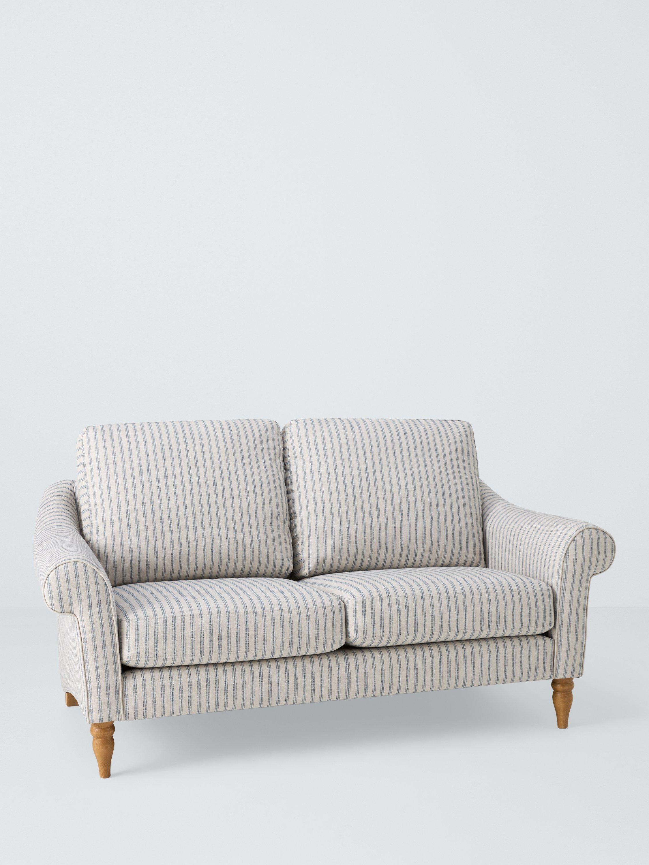 Camber Range, John Lewis Camber Small 2 Seater Sofa, Light Leg, Trio Stripe