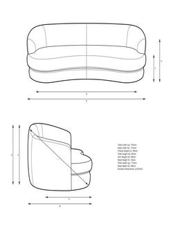 John Lewis Lozenge Large 3 Seater Sofa, Black Leg, Velvet Pistachio - view 2, Pistachio Velvet