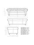 John Lewis Cromwell Grand 4 Seater Leather Sofa, Dark Leg, Premium Cocoa